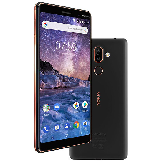 Smartphone Nokia 7 Plus (noir)