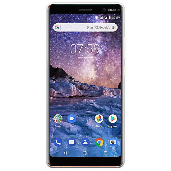 Smartphone Nokia 7 Plus (blanc)