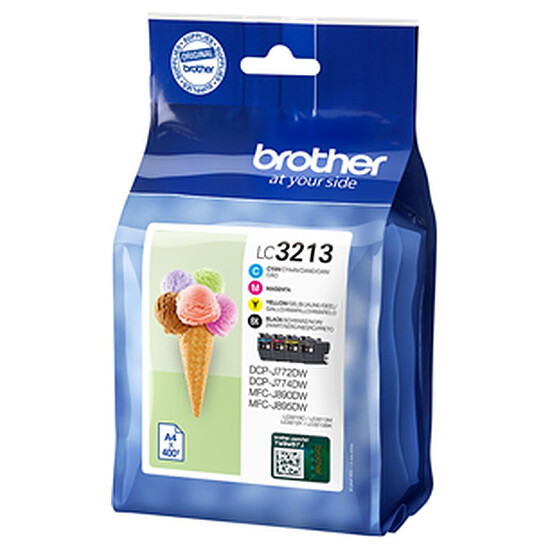 Cartouche d'encre Brother LC3213VAL Pack 4 couleurs haute capacité