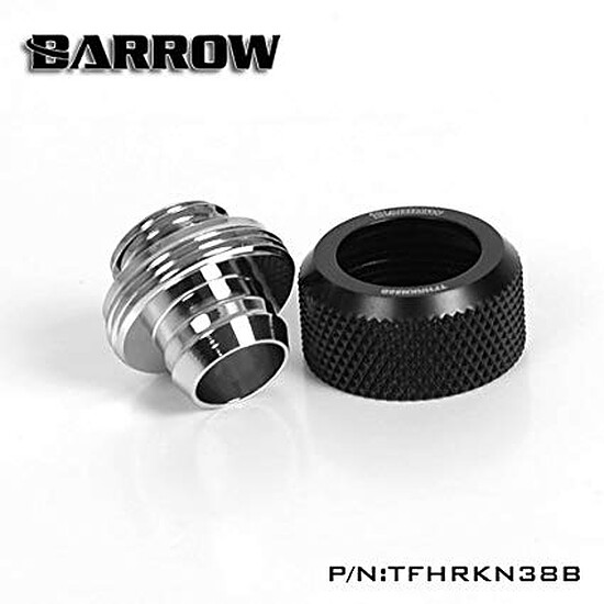 Watercooling Custom BARROW TFHRKN38B - Embout tuyau souple 10x13mm - Noir - Autre vue