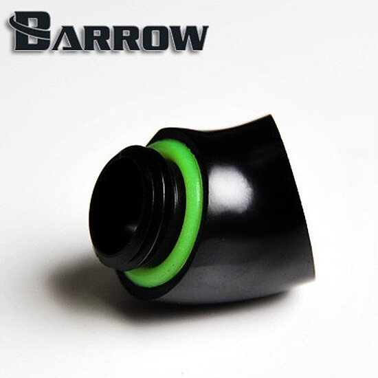 Watercooling Custom BARROW TDWT45-V2 - Embout 45° mâle vers femelle - Noir - Autre vue