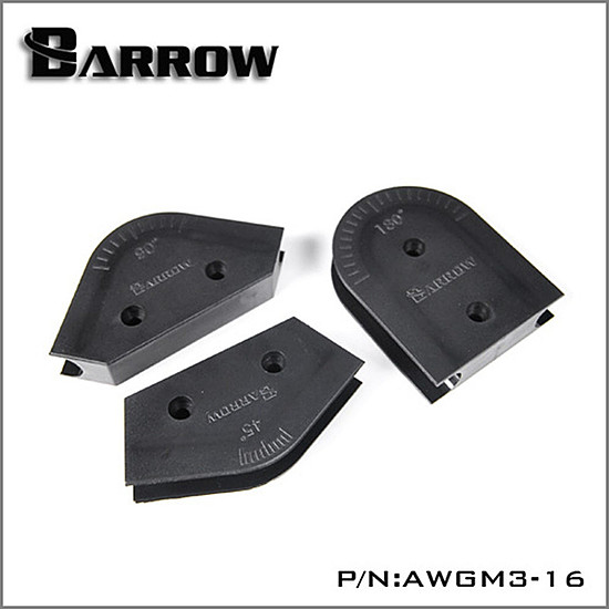 Watercooling BARROW AWGM3-16 - KIT DE CINTRAGE 16MM (3PCS)