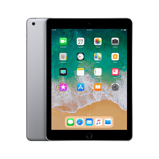 Tablette reconditionnée Apple iPad (2018) Wi-Fi - 32 Go - Gris Sidéral · Reconditionné - Autre vue