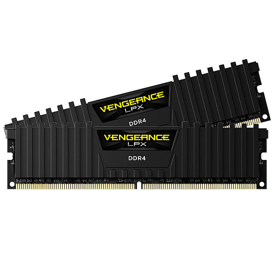 Mémoire Corsair Vengeance LPX Black - 2 x 8 Go (16 Go) - DDR4 3600 MHz - CL20