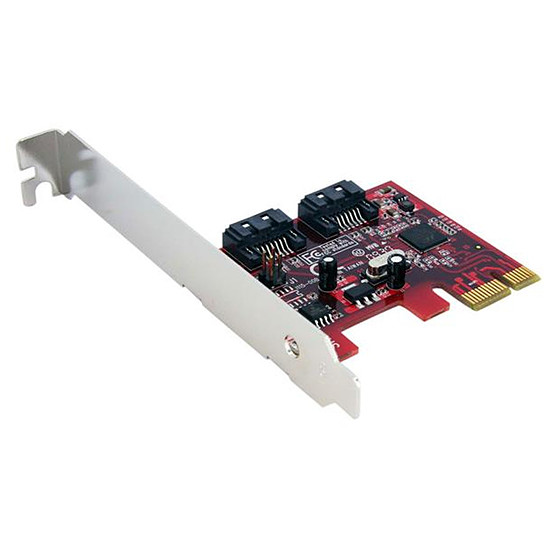 Câble Serial ATA StarTech.com PCI-Express 1x vers 2 ports SATA (6 Gb/s)