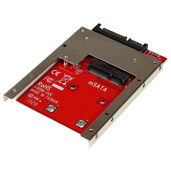 Câble Serial ATA StarTech.com Adaptateur mSATA SSD vers SATA 2,5"