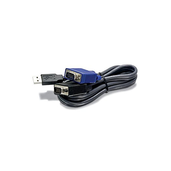 KVM TrendNet TK-CU06  - Câble KVM USB 1,8m mâle/mâle