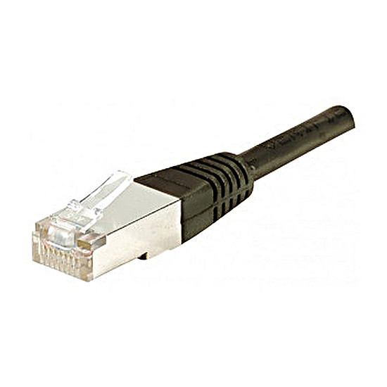 Câble RJ45 Câble Ethernet RJ45 Cat 6 FTP Noir - 3 m