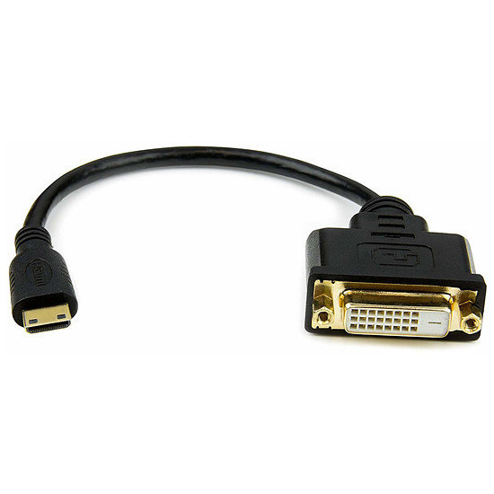 Câble DVI StarTech.com Câble Adaptateur Mini HDMI vers DVI-D M/M - 20cm