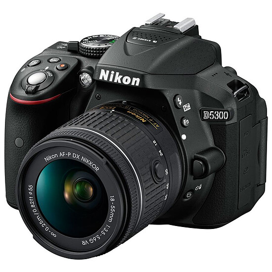 Appareil photo Reflex Nikon D5300 + AF-P DX 18-55 VR