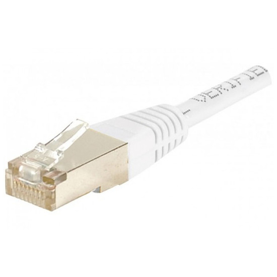 Câble RJ45 Cable RJ45 Cat 6 FTP (blanc) - 10 m