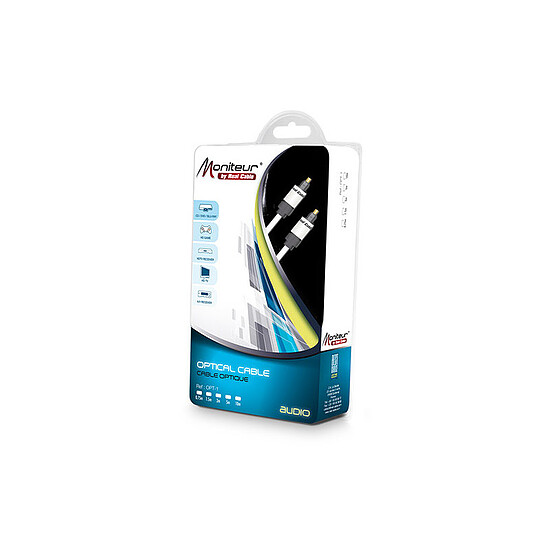 Câble optique Real Cable MONITEUR Câble optique - 5 m - Autre vue