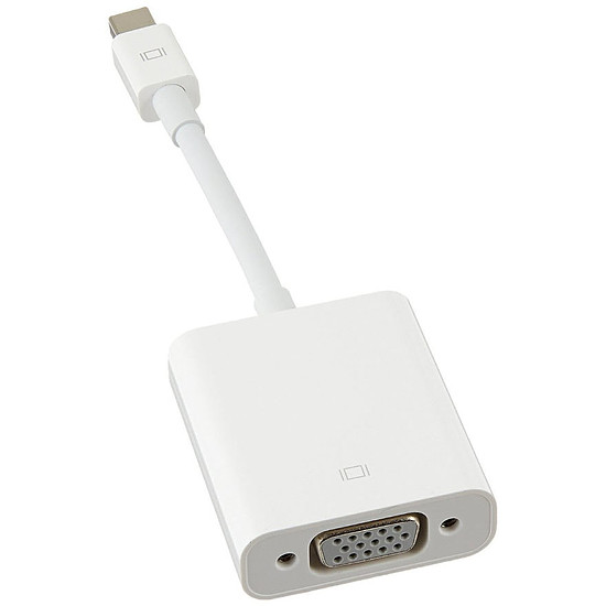Câble VGA Apple Adaptateur mini DisplayPort / VGA - MB572Z/B