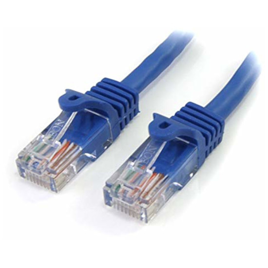 Câble RJ45 StarTech.com Câble Ethernet RJ45 Cat 5e UTP Bleu - 5 m