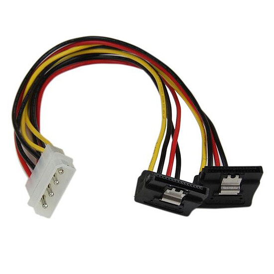 Câble d'alimentation StarTech.com Câble d'alimentation en Y 2 SATA / Molex - 30 cm