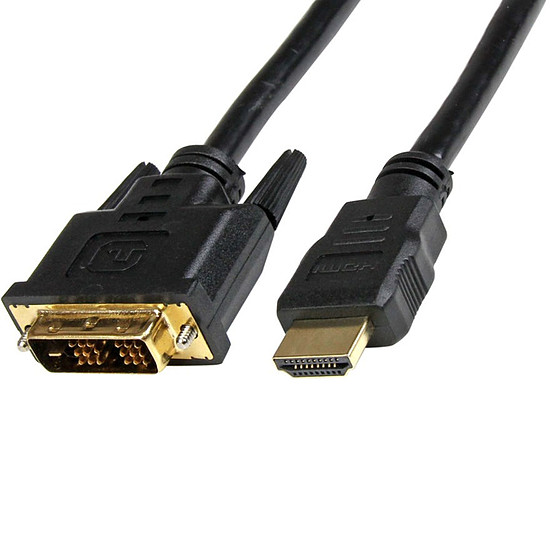 Câble DVI StarTech.com Adaptateur vidéo HDMI / DVI-D Single Link - 50 cm