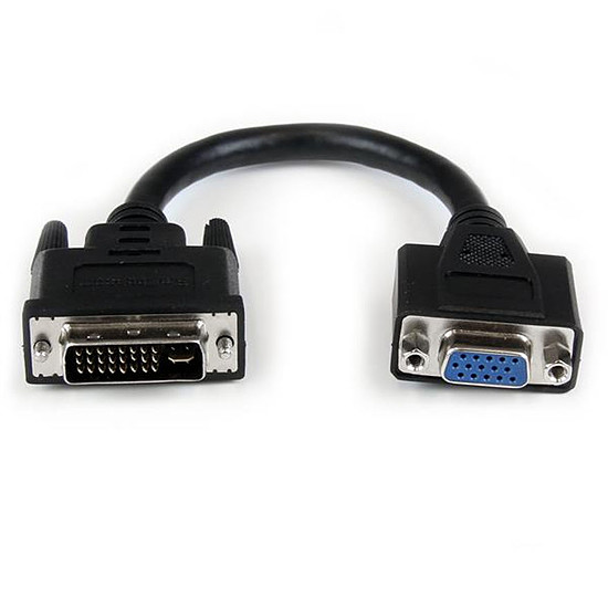 Câble VGA Adaptateur DVI-I (Dual Link) vers VGA - 20 cm
