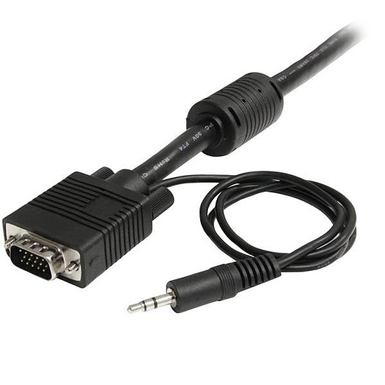 Câble VGA StarTech.com Câble vidéo VGA avec audio jack 3,5 mm - 10 m