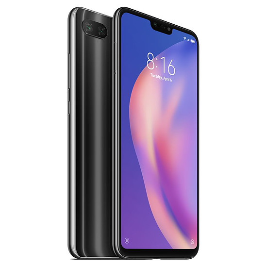 Smartphone Xiaomi Mi 8 Lite (noir) - 64 Go - 4 Go