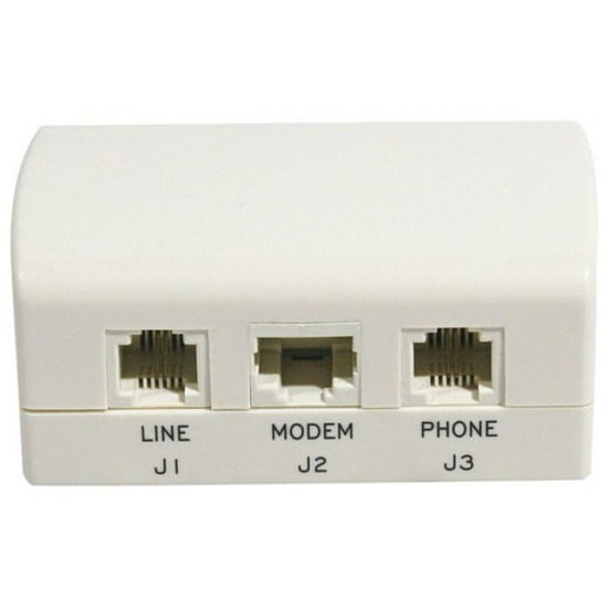 Adaptateur ADSL - Prise Téléphone - RJ11 - Connectique RJ11 Générique sur