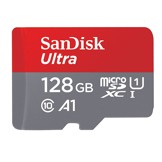 Carte mémoire Sandisk Ultra Android micro SDXC 128Go (100 Mo/s)
