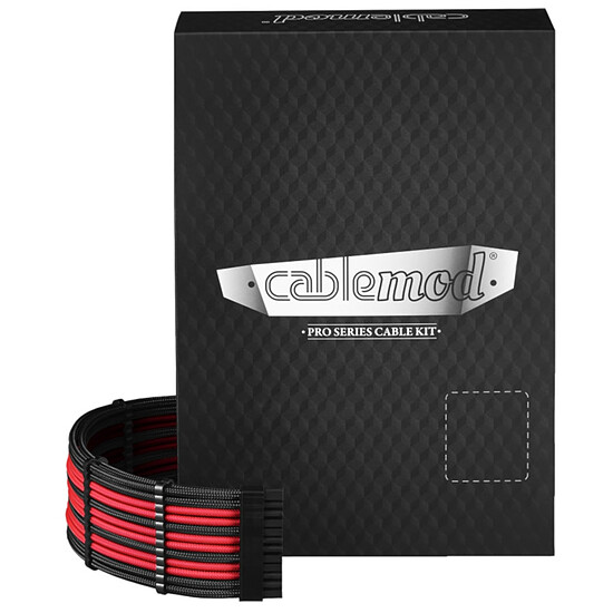 Câble d'alimentation CableMod PRO ModMesh C-Series AXi, HXi & RM Cable Kit - Noir / Rouge