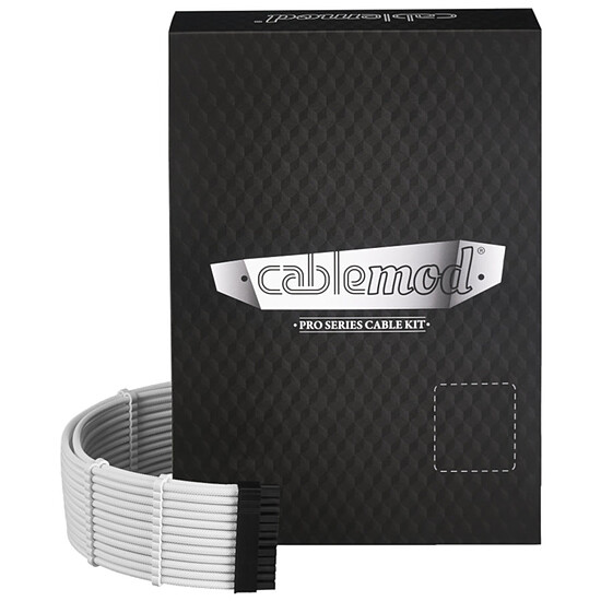 Câble d'alimentation CableMod PRO ModMesh C-Series RMi & RMx Cable Kit - Blanc