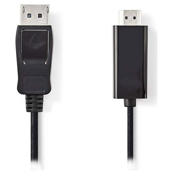 Câble DisplayPort NEDIS Câble DisplayPort mâle vers HDMI mâle - 2 m