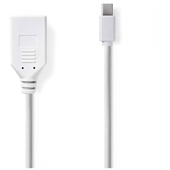 Câble DisplayPort NEDIS Câble Mini DisplayPort mâle vers DisplayPort femelle - Autre vue