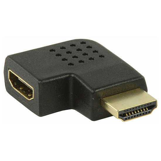 Câble HDMI NEDIS Adaptateur HDMI mâle / HDMI femelle (coudé droite)