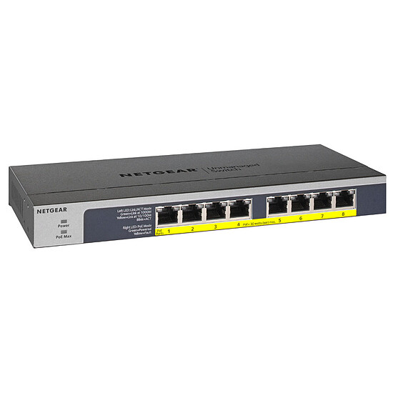 Switch et Commutateur Netgear GS108LP - Autre vue