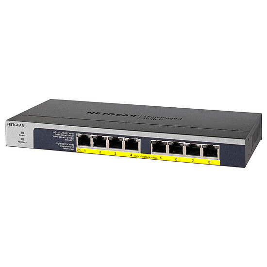 Switch et Commutateur Netgear GS108LP - Autre vue