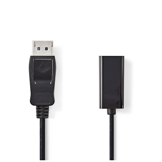 Câble DisplayPort NEDIS Câble Displayport mâle vers HDMI femelle (20 cm)