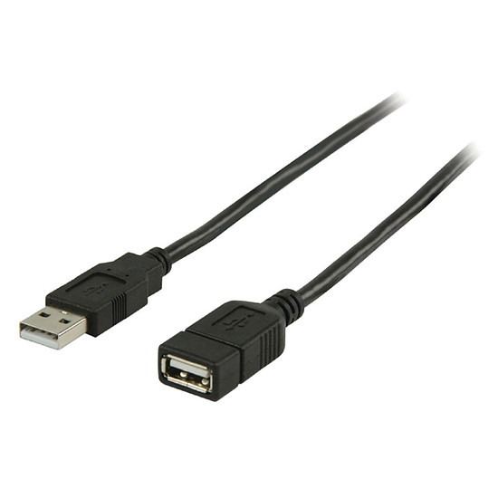 Câble USB Nedis Rallonge USB 2.0 - 1 m
