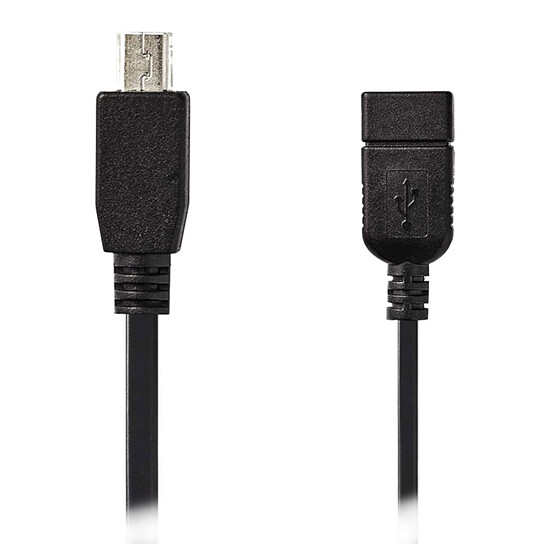Câble USB Nedis Câble USB/Mini USB OTG - 0.2 m