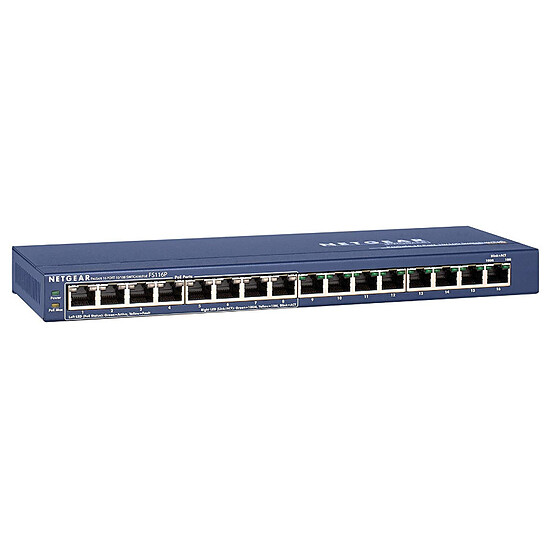 Switch et Commutateur Netgear FS116P