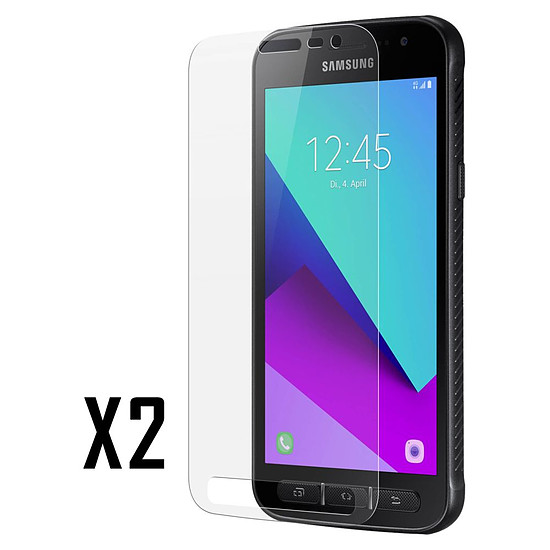 Protection d'écran Akashi Verre trempé (9H) (x2) - Samsung Galaxy Xcover 4