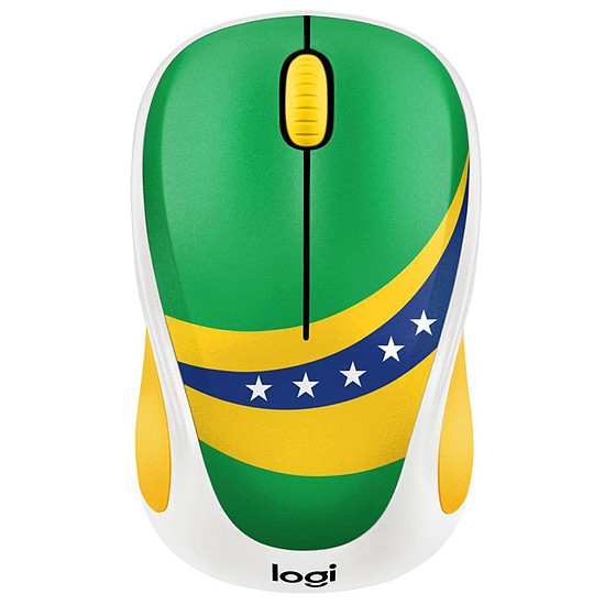 Souris PC Logitech M238 - Fan Collection Brésil