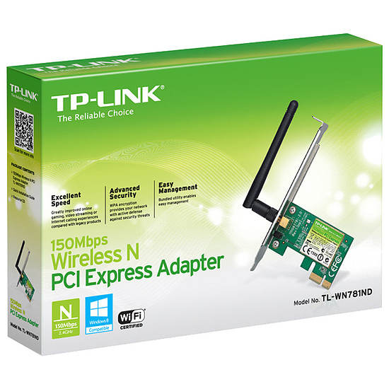 TPLink Carte Wifi PCIE TLWN881ND Carte réseau TPLINK sur
