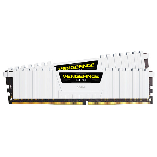 Mémoire Corsair Vengeance LPX White - 2 x 8 Go (16 Go) - DDR4 3200 MHz - CL16