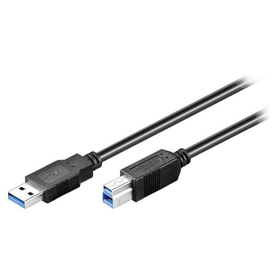 Câble USB Câble USB 3.0 Type AB (Mâle/Mâle) - 5 m - Occasion