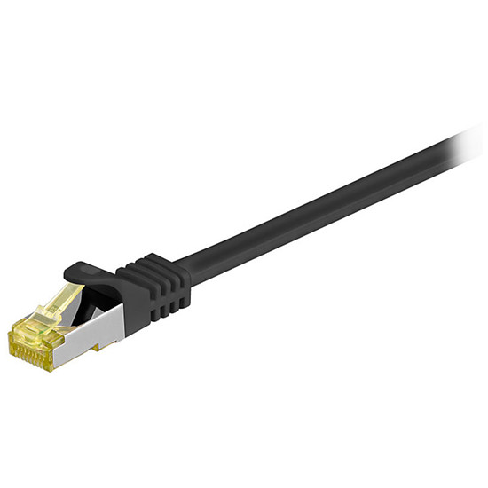 Câble RJ45 Cable RJ45 Cat 7 S/FTP (noir) - 1 m