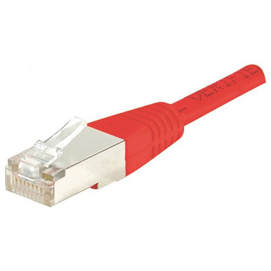 Câble RJ45 Câble RJ45 catégorie 5e F/UTP 0,3 m (Rouge)