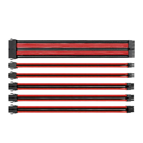 Câble d'alimentation Thermaltake Combo Pack TtMod - Rouge et Noir