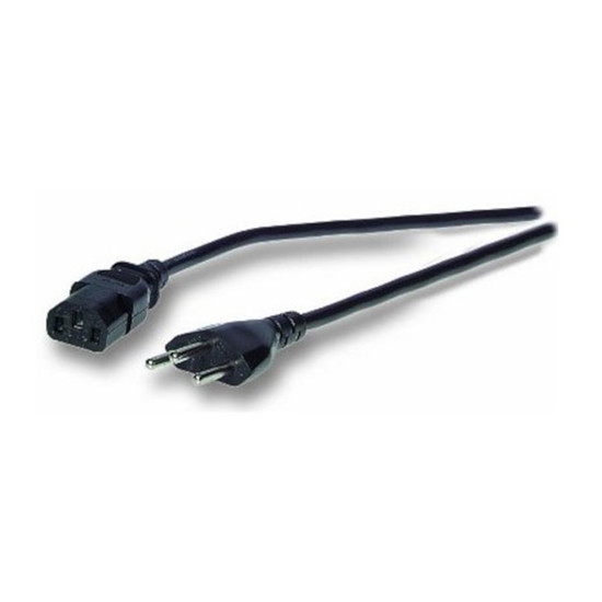 Câble Secteur Câble d'alimentation pour PC, moniteur et onduleur Suisse (1.8 m)