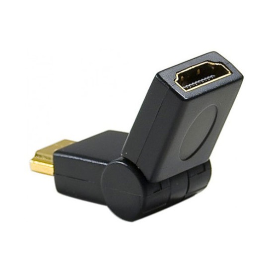 Câble HDMI Adaptateur articulé HDMI mâle / HDMI femelle avec connecteurs plaqués or