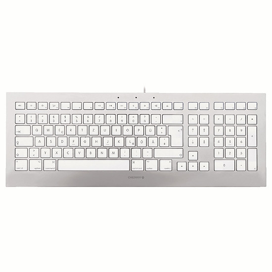 Clavier PC Cherry Strait 3.0 pour Mac - Argent