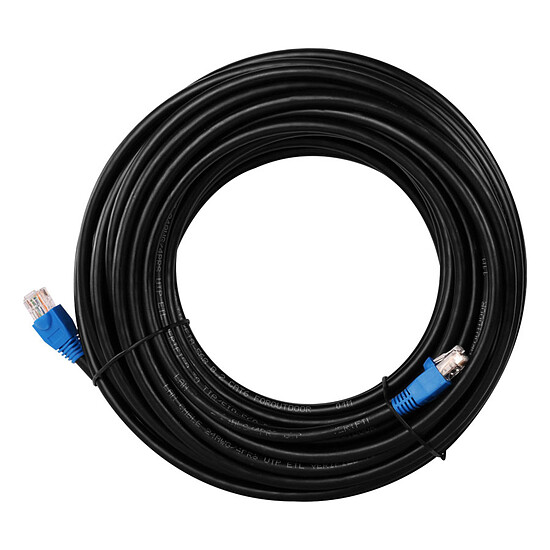 Câble RJ45 Câble RJ45 étanche catégorie 6 U/UTP 40 m (Bleu et Noir) - Autre vue