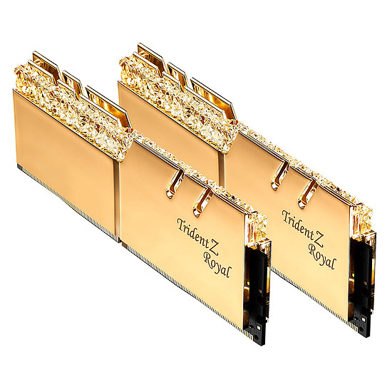 Mémoire G.Skill Trident Z Royal Gold RGB 16 Go (2 x 8 Go) 3000 MHz DDR4 CL16