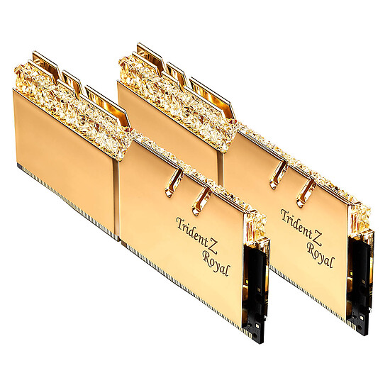 Mémoire G.Skill Trident Z Royal Gold RGB 16 Go (2 x 8 Go) 3600 MHz DDR4 CL17